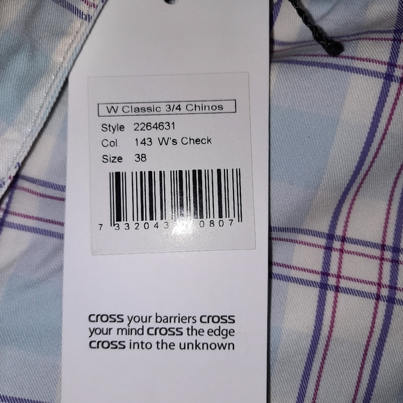 NWT Cross golf capri. Size 38 - Picture 6 of 6